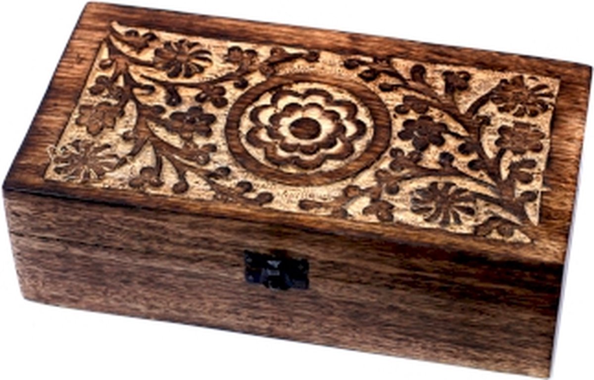 Goedkoopste Opbergbox 32 vakken hout - Etherische olie - Sieradendoos - Organizer