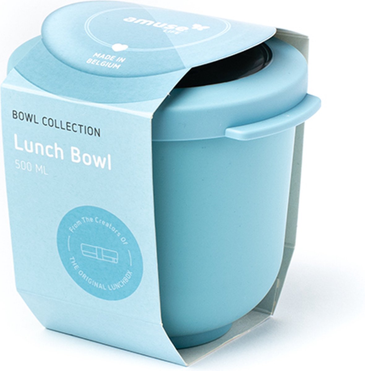 Amuse Life - Lunch Bowl - Lunchbox - 500 ml - Tritan Deksel - Blauw