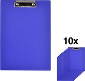 DESQ® - 3061.06 - Klembord - A4 - PVC - Blauw - 10 Pak
