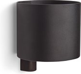 GEJST KOLLAGE FLOWERPOT - Mat zwarte bloempot KOLLAGE-serie - Ø14 x h12cm