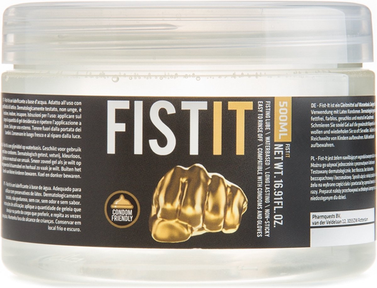 Fist It Glijmiddel - Waterbasis - 500ml