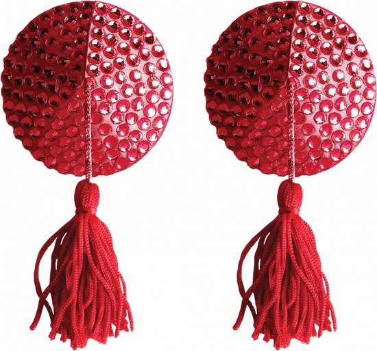 Nipple Tassels Round Red