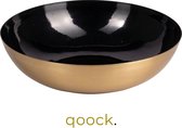 Qoock | Deco schaal | Gold Edition | 24cm