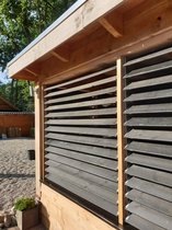 Flex Fence excl. hout RVS zelfbouwpakket, lengte 166cm.