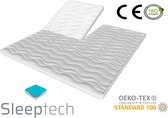 Sleeptech® Split Topper - Topdekmatras - Nasa Hybrid Traagschuim 140x200 7 cm dik Actie!!!!