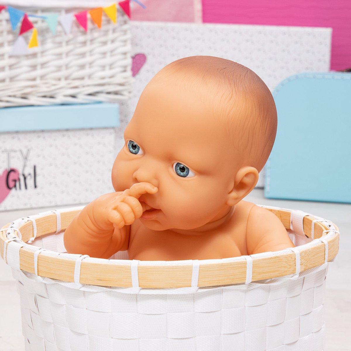 Bayer Design - Babypop Newborn Baby 42 cm - Jongen — afbeelding 7