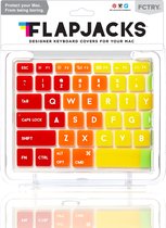 FCTRY - Flapjacks - Apple Computer Toetsenbord Cover - Rainbow - Qwerty