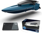 Vitafa RC Boot – Boot Speelgoed – Afstand Bestuurbaar – RC Boot Volwassenen - Raceboot - Blauw
