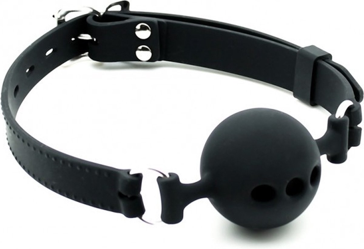 Goedkoopste Bondage Play - mondknevel met siliconen ball gag