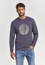 Shiwi Gradient dot Sweater - dusty antracite grey - XL