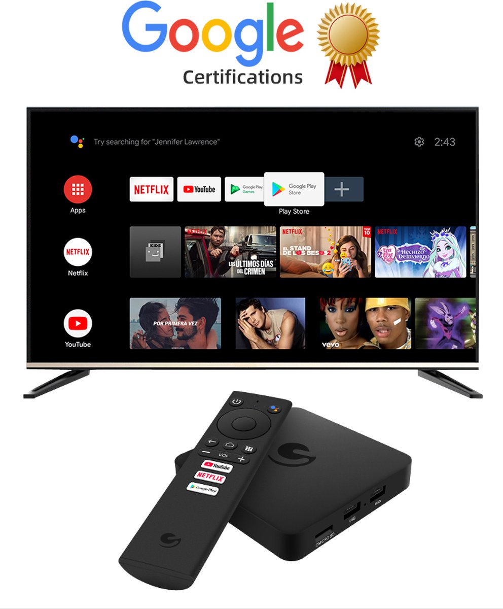 Ematic Android TV Box 4K UltraHD - Google and Netflix Certified, Shop  Today. Get it Tomorrow!