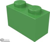 Lego Bouwsteen 1 x 2, 3004 Fel groen 100 stuks