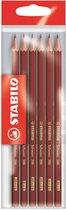 STABILO Schwan 306 - Grafietpotlood - 6 stuks 2x HB | B | H | 2B | 2H