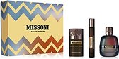 Missoni pour Homme Giftset - 100 ml eau de parfum spray + 10 ml eau de parfum spray + 75 ml deodorant stick - cadeauset voor heren