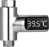 Dakta® Douche Thermometer | Badthermometer | 360° Roterende Temperatuur Weergave | Water Temperatuur | LED | ABS