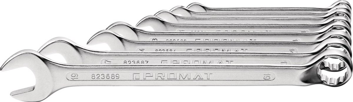 Promat 12-delige ringsteeksleutel-set - 10-32mm - 4000823702