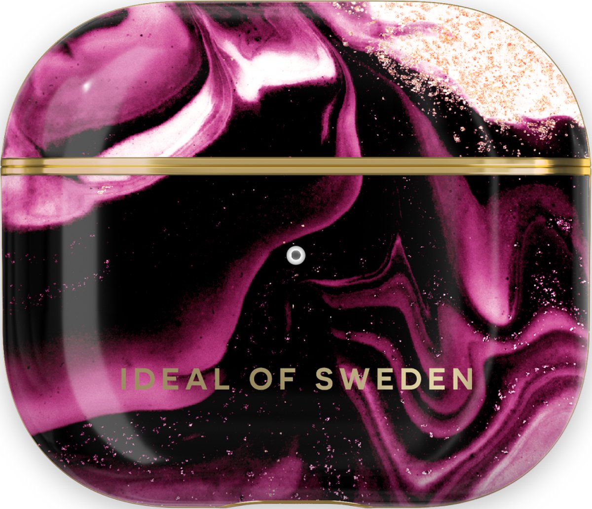 iDeal of Sweden AirPods Case Print Gen 3 Golden Ruby Marble
