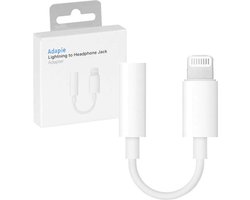 Adapie - Apple Lightning Aux Adapter 3.5mm - Geschikt voor Apple iPhone - audio aansluiting adapter - Lighting naar Jack 3.5mm EAN 8720387035595 | Kabel | Xtronic