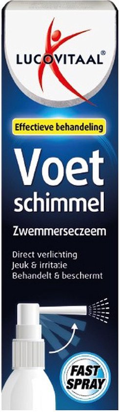 Lucovitaal - Spray - Voet - schimmel - zwemmerseczeem - jeuk - irritatie