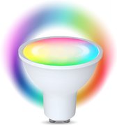 Denver SHL-450 - Wifi LED lamp - GU10 - RGB kleuren - Dimbaar - Tuya compatible - Denver Smart Home App - Bedienbaar met Alexa - werkt met Google assistant