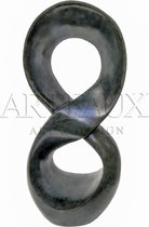 Decoratief Beeld - Bronzen Collectie Infinity Ar-bra-a - Brons - Mia Coppola - Arteaux Art & Design - Zwart