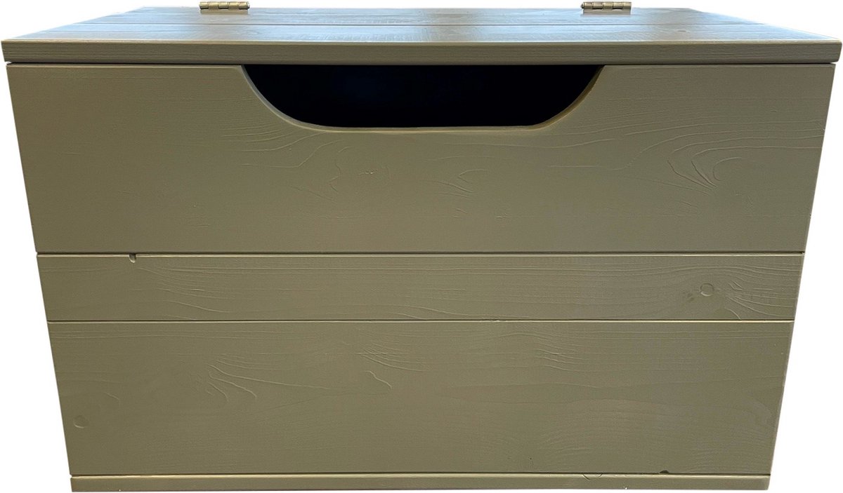 Wood4you - Speelgoedkist Kick Groen 80Lx50Hx50D cm