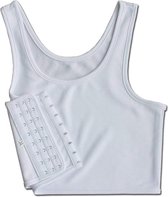 Transgender chest binder - Wit - Maat XL