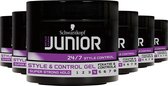 Schwarzkopf Junior 24/7 Style Control Style Gel nr 4 - Voordeelverpakking 6 x 150 ml