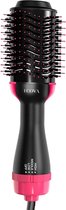 Ecova® Premium 3-in-1 Föhnborstel Rond - Haarföhn - Airstyler - Keramische Magic Brush voor Lang/Kort/Stijl/Krullen - 1000W - Zwart