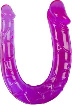 Paarse Dubbel Dildo - you2toys - dildo - sex toys