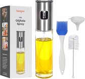 BooGoo® - RVS Olijfolie Sprayer deluxe - Olijfolie Fles Verstuiver voor Keuken - Oliespray - Oliefles - BBQ Accesoires - Olie Pomp Bakspray - Cooking Spray