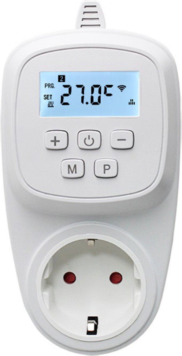 Amdohai Wireless APP Télécommande Prise de courant Thermostat intelligent Hygrostat  Prise de prise de synchronisation Compatible avec Echo Nest Home AC90- Prise  15A 
