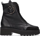 Paul Green 9924 Enkelboots -  Enkellaarsjes - Dames - Zwart - Maat 37,5