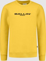 Ballin Amsterdam -  Jongens Slim Fit   Sweater  - Geel - Maat 176
