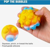 Pop-it Bal - Pop it - Fidget - 3D Push Bubble Ball - tie dye - Popits - Bekend van TikTok - Stressbal -