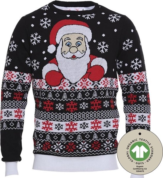Foute Kersttrui Dames & Heren - Christmas Sweater & - 100% Biologisch Katoen - Mannen & Vrouwen