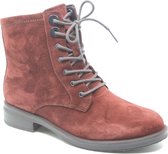 Hartjes 172.1303 halfhoge veterboot roodbruin suède maat 5 1/2