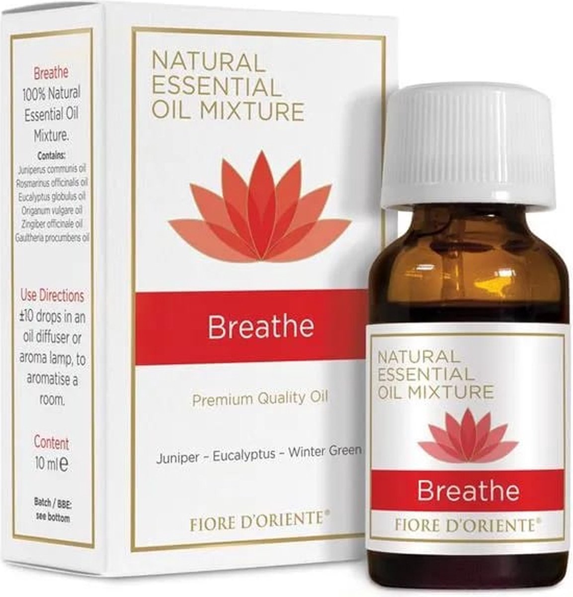 Goedkoopste Fiore d'Oriente Biologische etherische olie mix ademen - 10ml - Aromatherapie