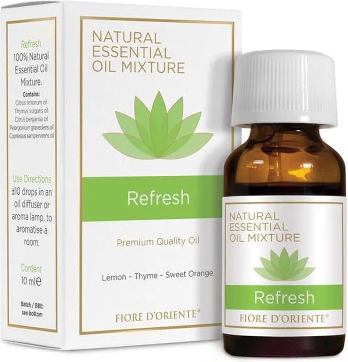 Goedkoopste Fiore d'Oriente Biologische etherische olie mix Verfrissing - 10ml - Aromatherapie