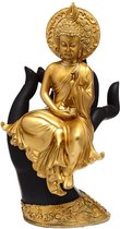 Goud Thaise Boeddha zittend in hand