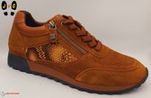 Helioform dames sneaker, H211 bruin, Maat 38