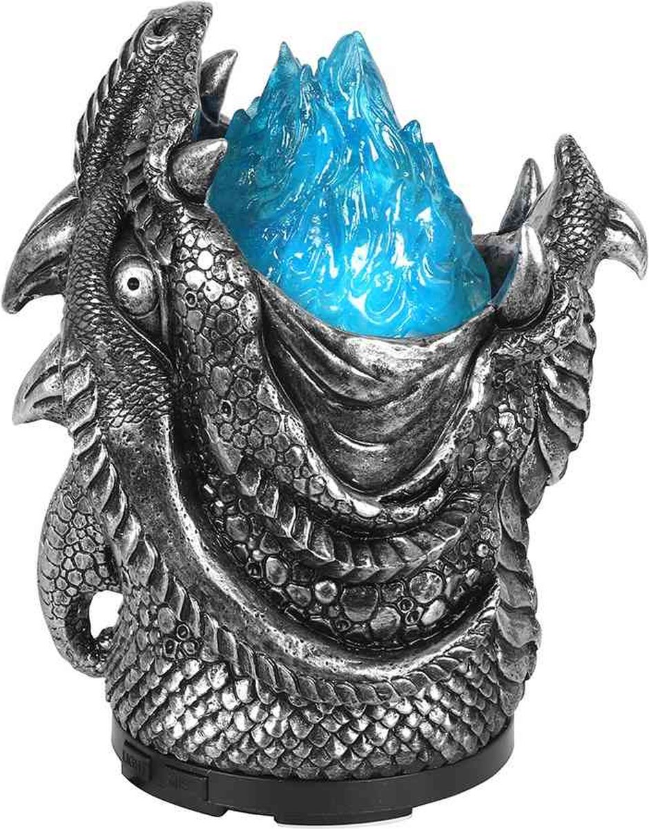 Something Different Olieverspreider / geurverspreider Silver Dragon Mouth Electric Zilverkleurig