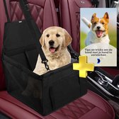 Autostoel Hond - NU INCLUSIEF HONDEN TIPS & TRICKS E-BOOK T.W.V. €10,- - Autostoel Kat - Autostoel Huisdier - Opvouwbare - Hondenstoel Auto - Automand Hond - Inclusief Veiligheidsg