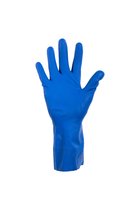 Rubberen huishoudhandschoen Latex blauw S 1 paar