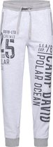 Camp David ® Joggingbroek met print, melange grijs