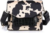 Handtas - Schoudertas - Crossbody - Koeienprint - Croco - Dames - Fashion