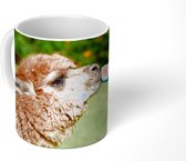 Mok - Koffiemok - Alpaca - Fles - Melk - Mokken - 350 ML - Beker - Koffiemokken - Theemok