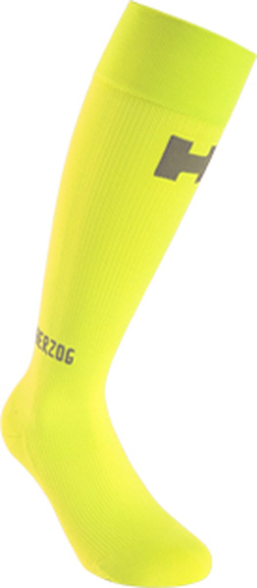 Herzog PRO Compressiekousen Geel - Maat 3-Extra Long – Beenlengte 46.1-52 cm – Schoenmaat 40-44