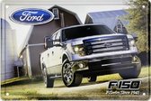 Ford F150. Aluminium wandbord 30,5 x 45,7 cm.