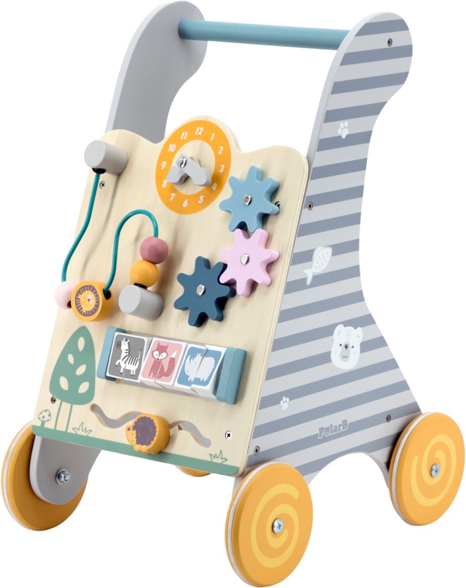 PolarB Activity Walker Houten Loopwagen 44028 | bol.com